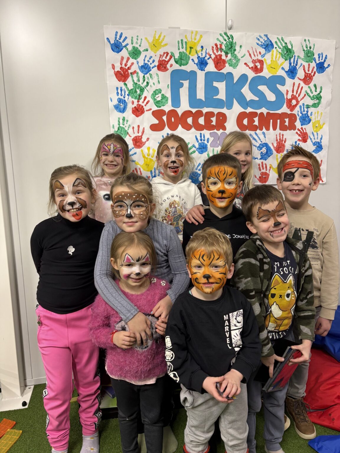 Sport-BSO Flekss Soccer Center - Schminken