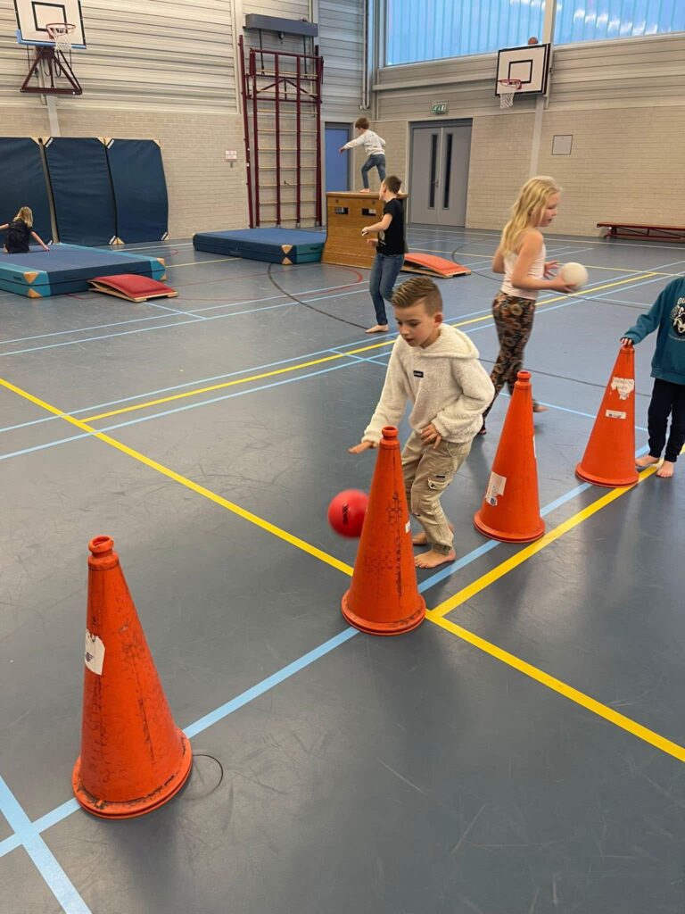 Sport-BSO Flekss Raamsdonksveer - Basketballen en springplank
