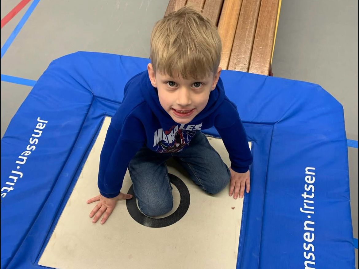 trampoline springen!