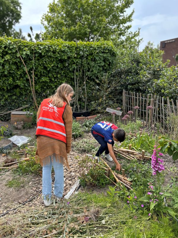 Sport-Bso Flekss Focus Vlindertuin van de school