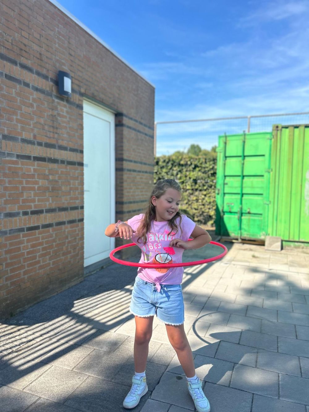 Sport-Bso Flekss Focus Hoelahoep op locatie vooral veel plezier.